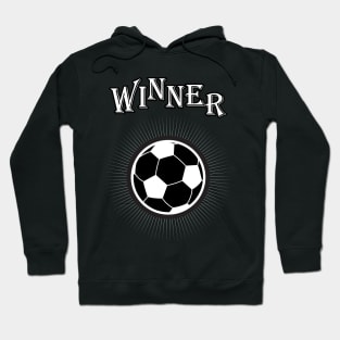 Sports Soccer Winner Championship Football Goal Sport lover gifts and presents Hoodie